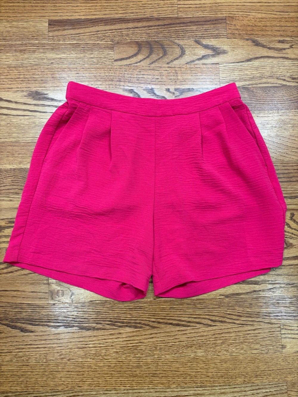 Margaritaville Hot Pink 5" High Rise Lightweight Crinkle Casual Shorts sz Small - Picture 5 of 11